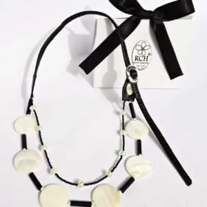 Collar cascada nácar y perlas