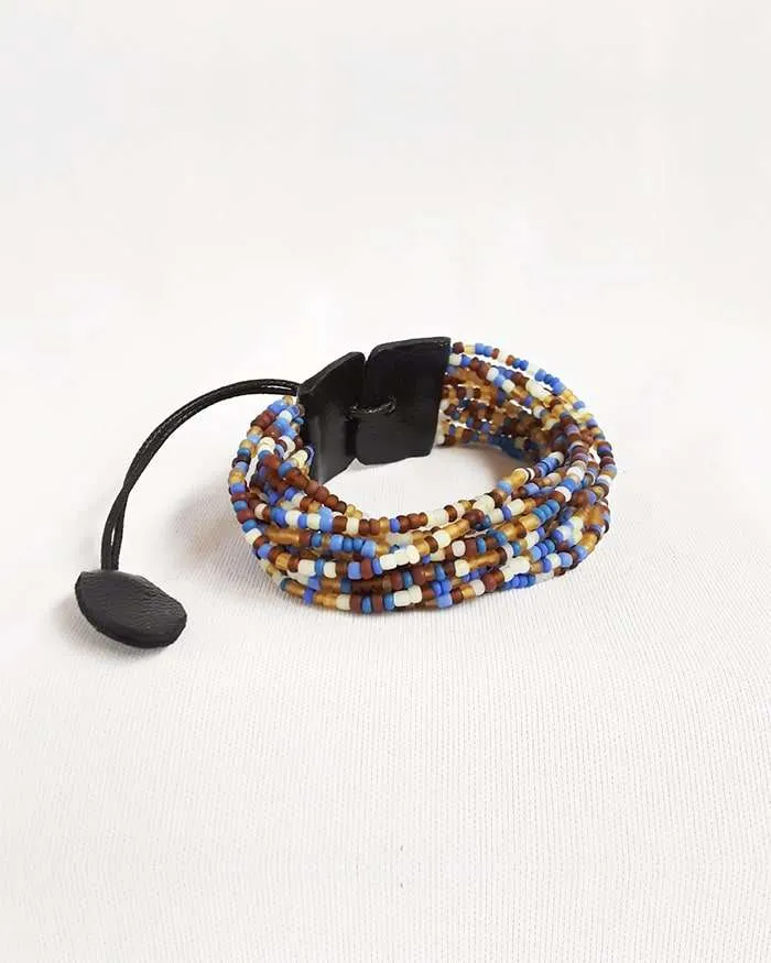 Brazalete de mostacillas mediterráneo