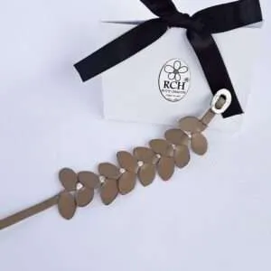 Brazalete laureles nude