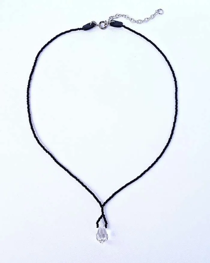 Gargantilla gota de cristal