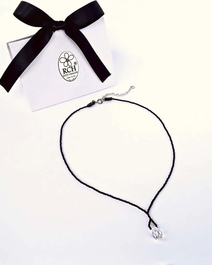 Gargantilla gota de cristal