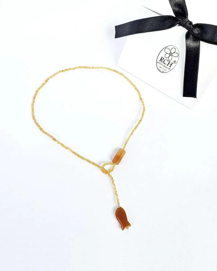 Gargantilla ojal ágata