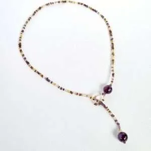 Gargantilla ojal amatista