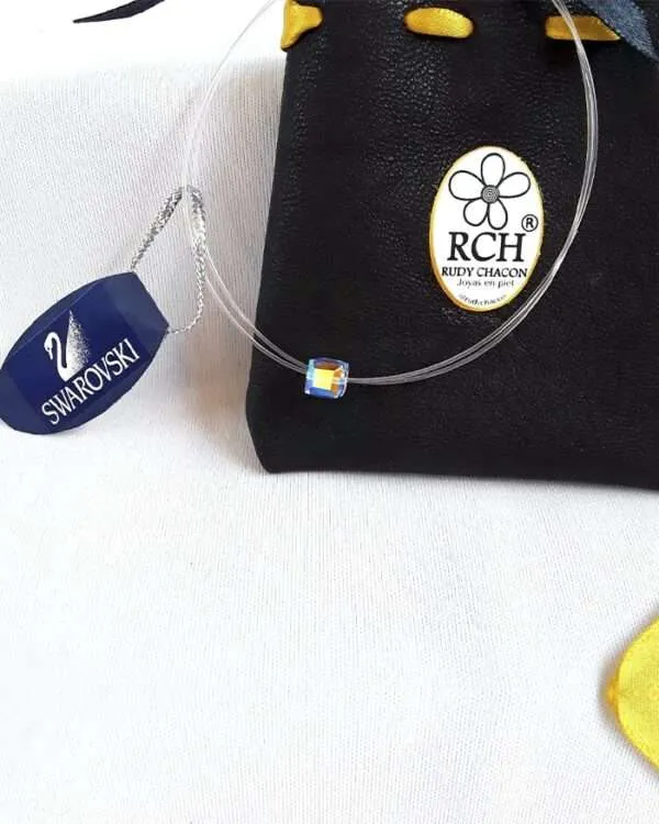 Gargantilla swarovski genuino