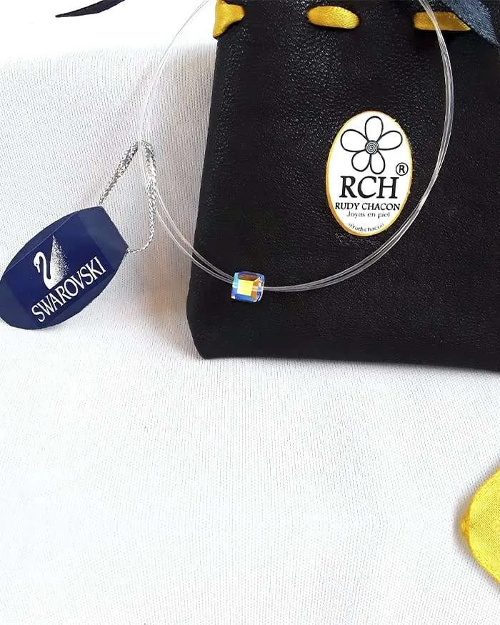 Gargantilla swarovski genuino