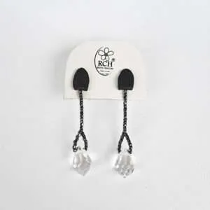 Aretes gota de cristal - pieza exclusiva